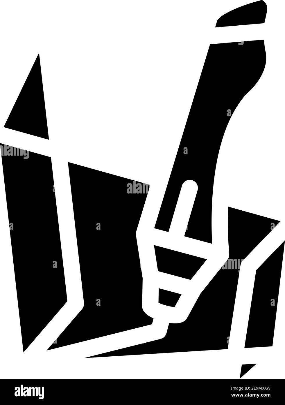 3d pen toy glyph icon vector illustration Stock Vector Image & Art - Alamy