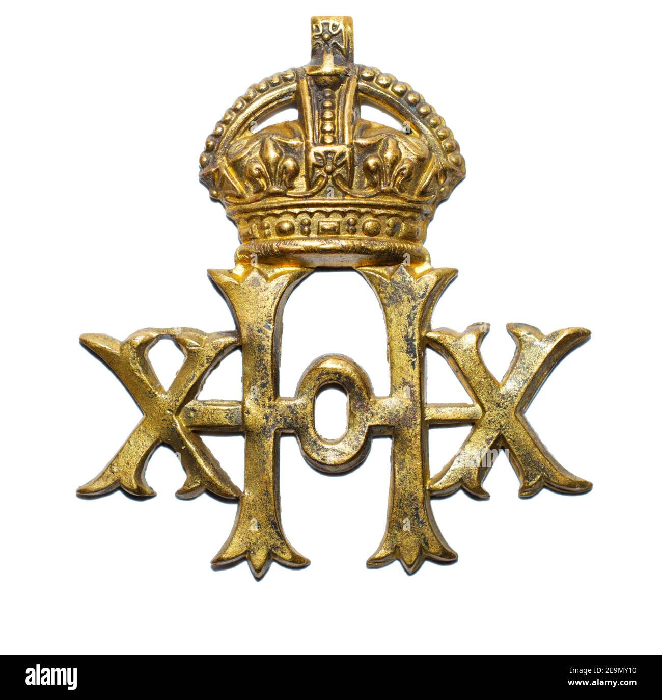 A cap badge of the 20th Hussars c. 19011922 Stock Photo Alamy