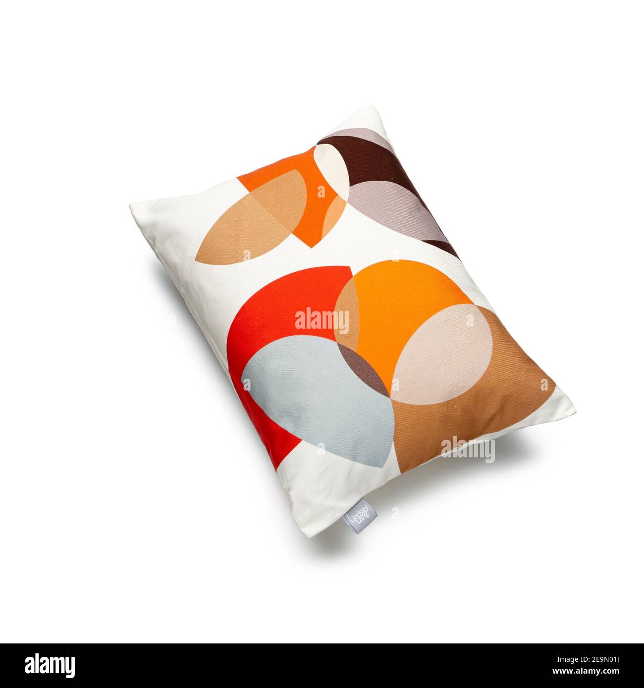 cushion cut out design designer elegant perfect modern white background Stock Photo