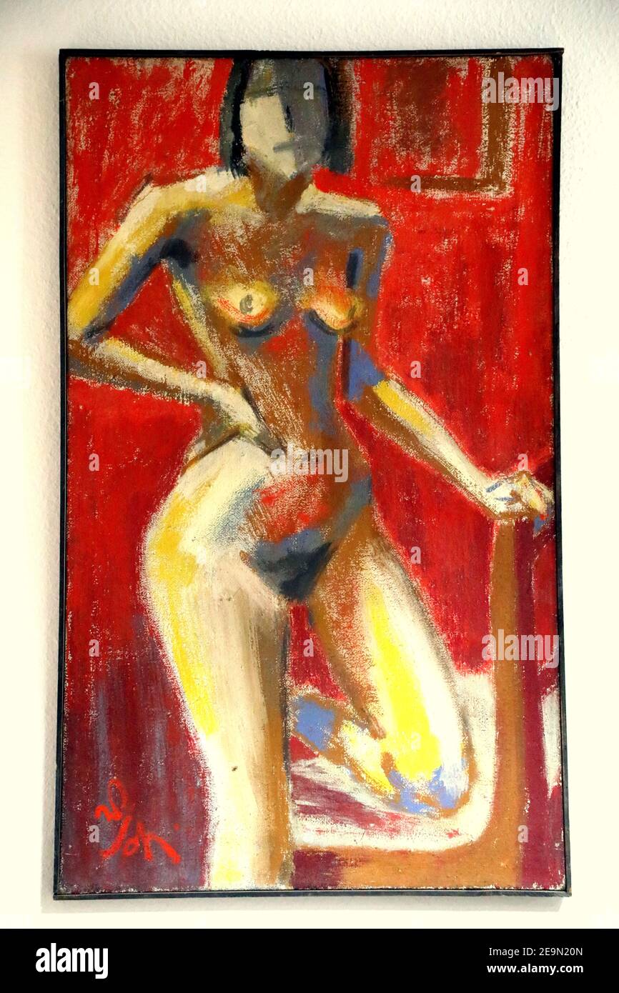 Willy Schmidt (Maler) (1895�C1959), deutscher Maler des Expressionismus G?rlitz , Akt, Otto M��ller Sch��ler Stock Photo