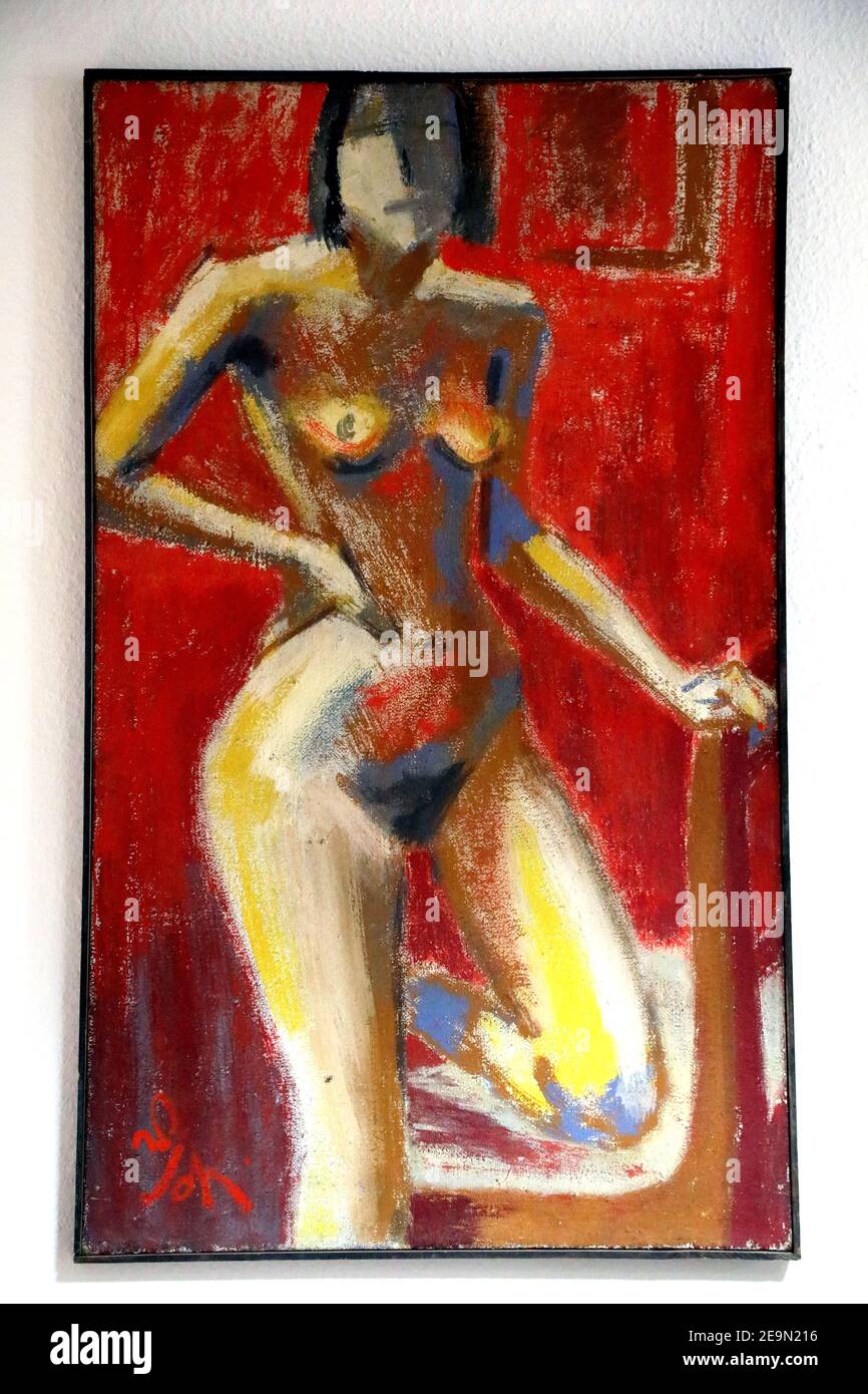 Willy Schmidt (Maler) (1895�C1959), deutscher Maler des Expressionismus G?rlitz , Akt, Otto M��ller Sch��ler Stock Photo