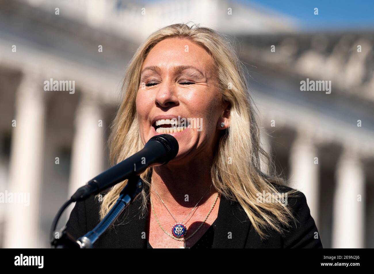 Marjorie taylor greene at capitol hi-res stock photography and images