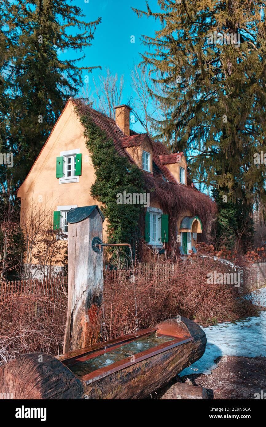 Old but enchanting house Stock Photo