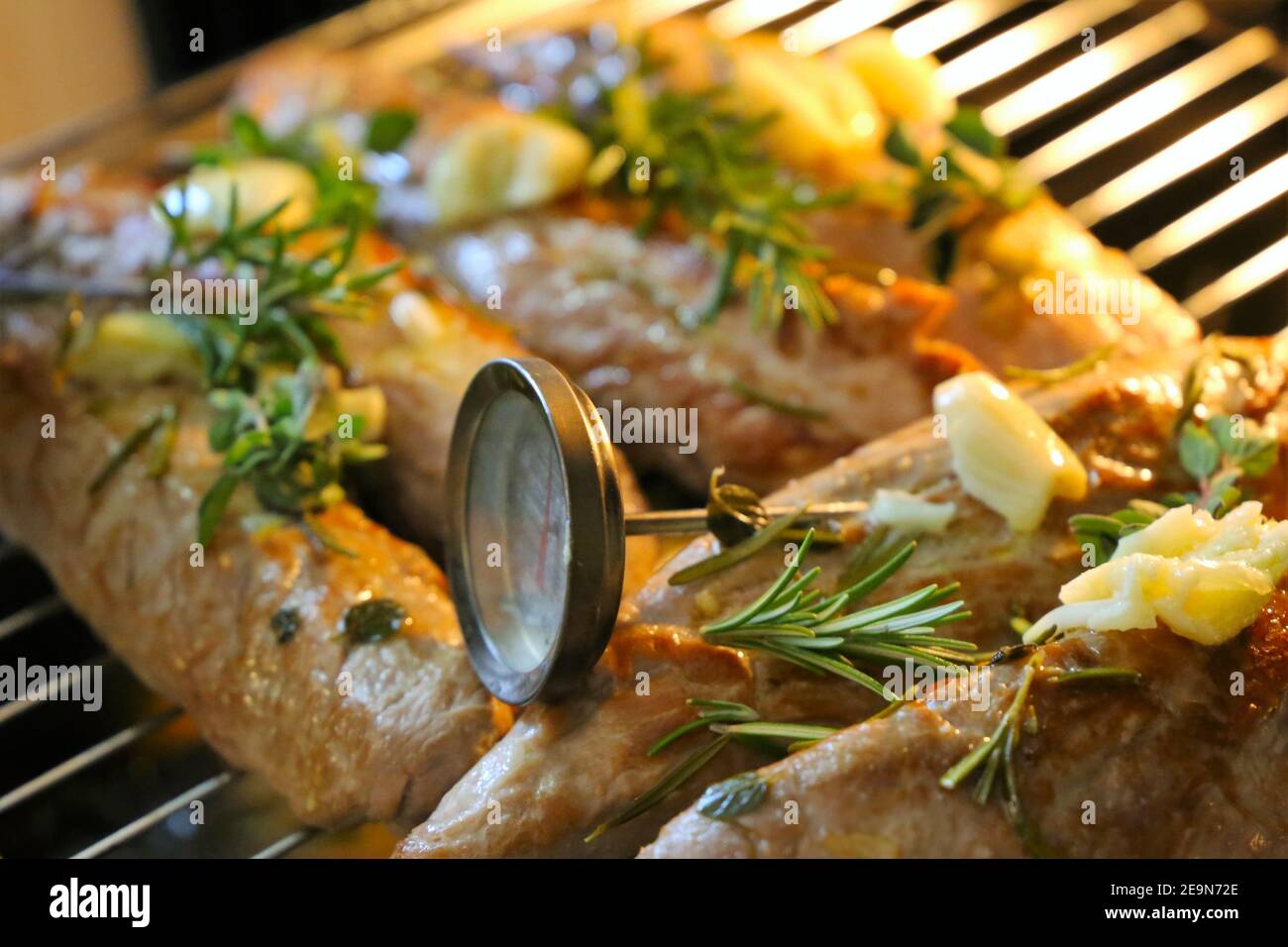 Iberian pork fillet in the oven Stock Photo Alamy