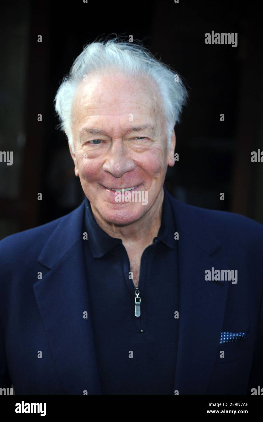 **FILE PHOTO** Christopher Plummer Has Passed Away. Christopher Plummer at a screening of 'Beginners' at Tribeca Grand Hotel in New York CIty. May 24, 2011. Credit: Dennis Van Tine/MediaPunch Stock Photo
