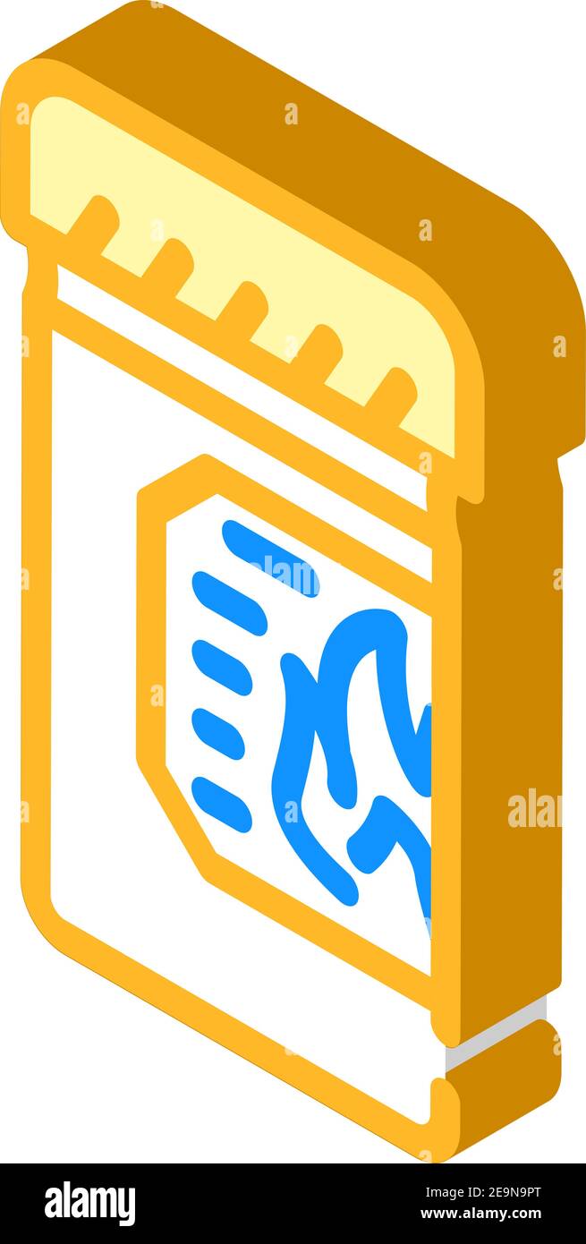 fat burning drugs isometric icon vector illustration Stock Vector Image