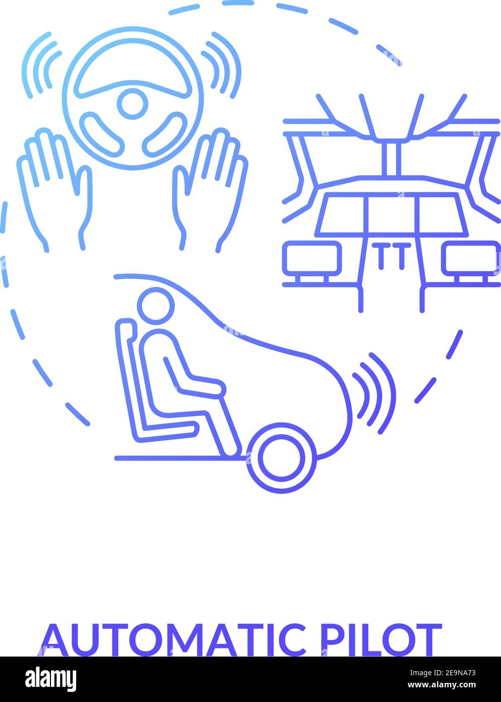 Automatic pilot concept icon Stock Vector Image & Art Alamy