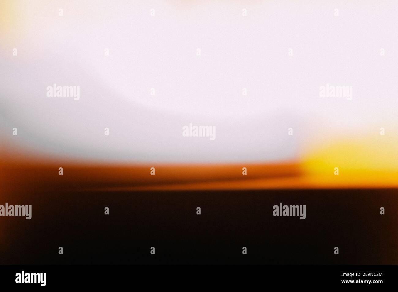Sunrise. Blurry panning. Abstract blurred background. Stock Photo