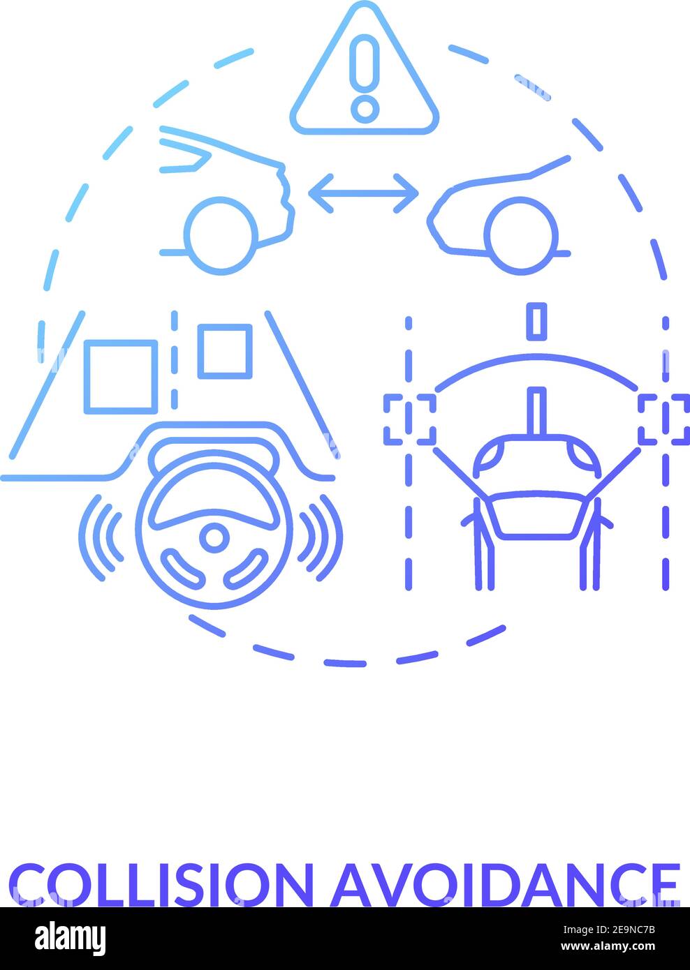 Collision avoidance Stock Vector Images - Alamy