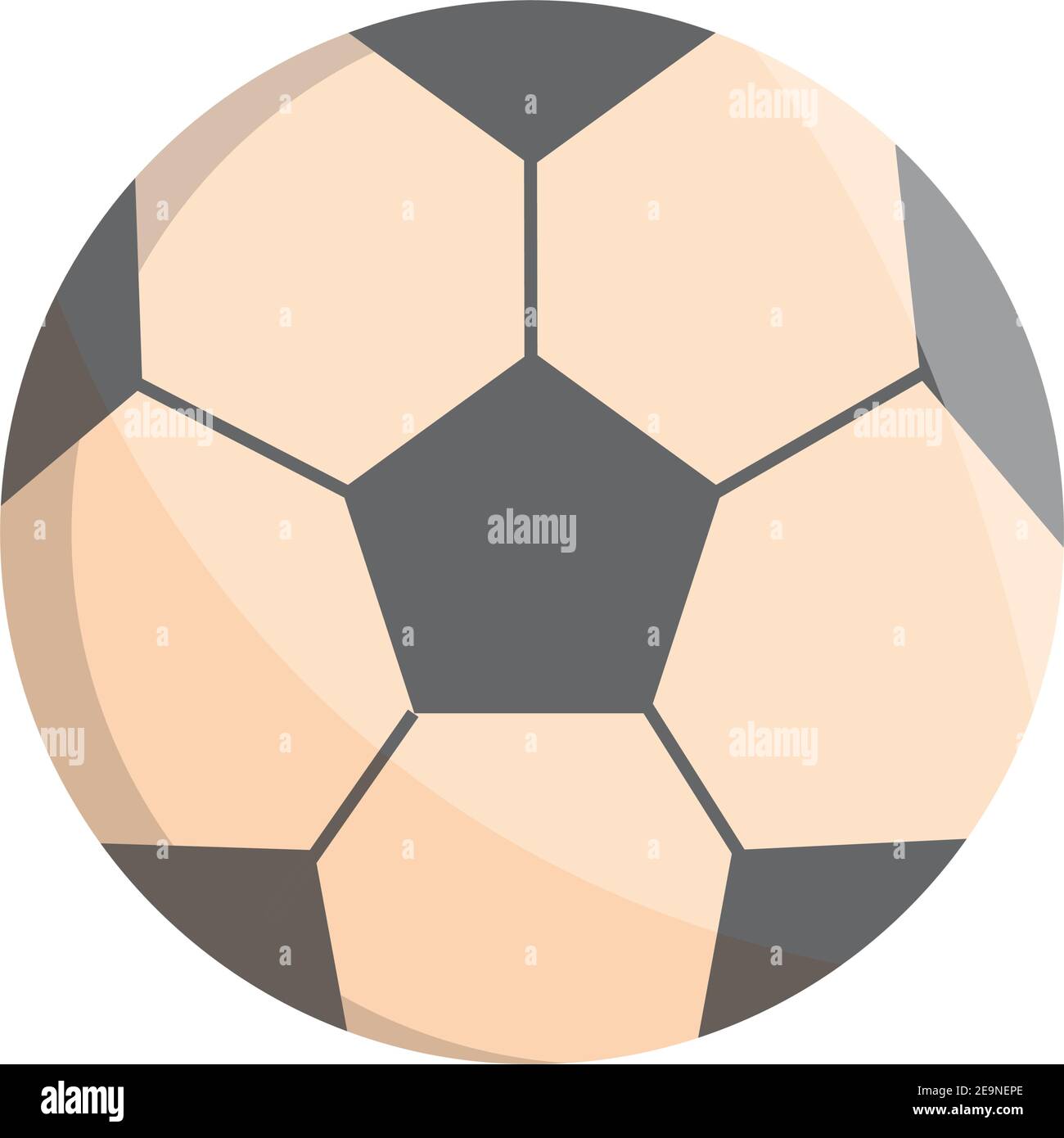 soccer ball sport game icon flat design vector illustration Stock ...