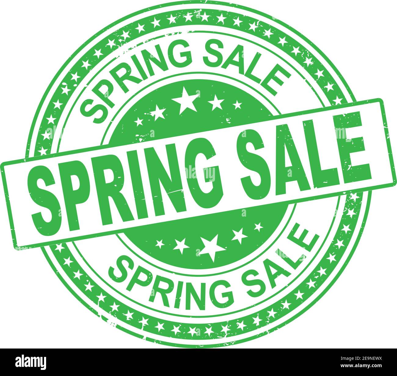 spring sale rubber stamp logo vector illustration on white Stock Vector ...