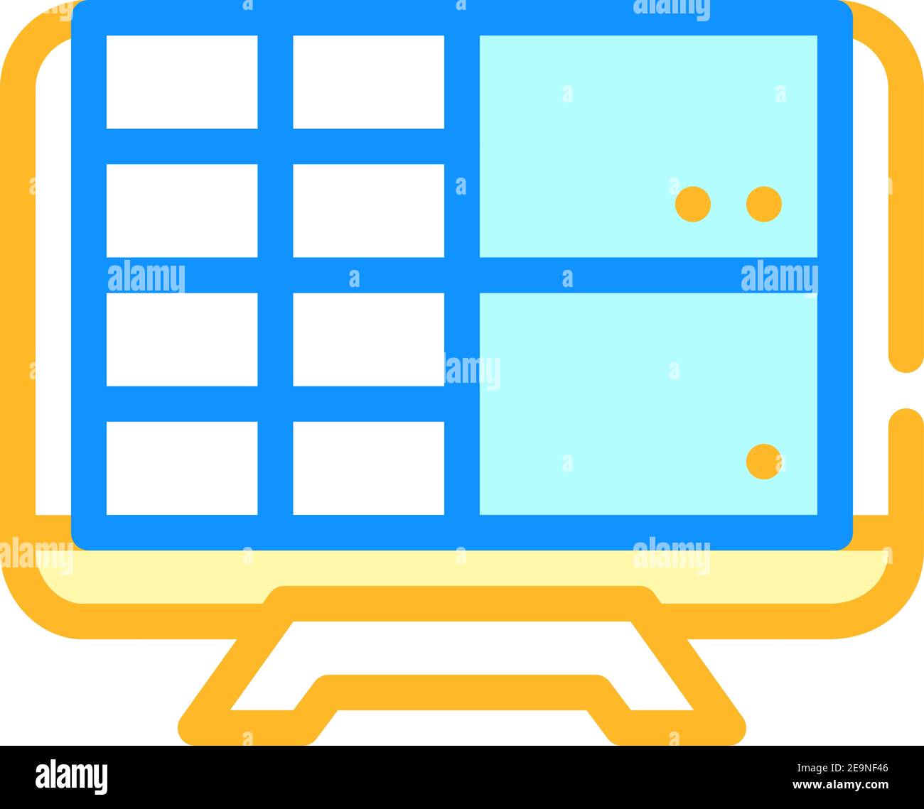 monitor with camera video color icon vector illustration Stock Vector ...