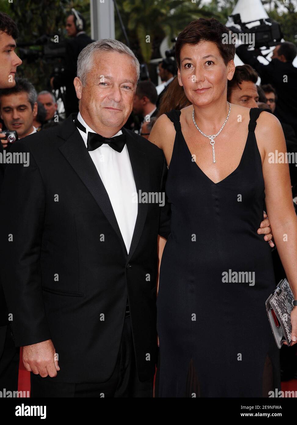 Jean-Marie Messier and wife arriving for the screening of 'Sleeping Beauty'  presented in competition in the Feature Films section as part of the 64th  Cannes International Film Festival, at the Palais des