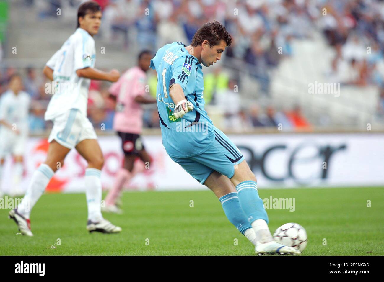 Maillot OM Carrasso – Coupe De La Ligue 2006-2007 – Adidas Taille L