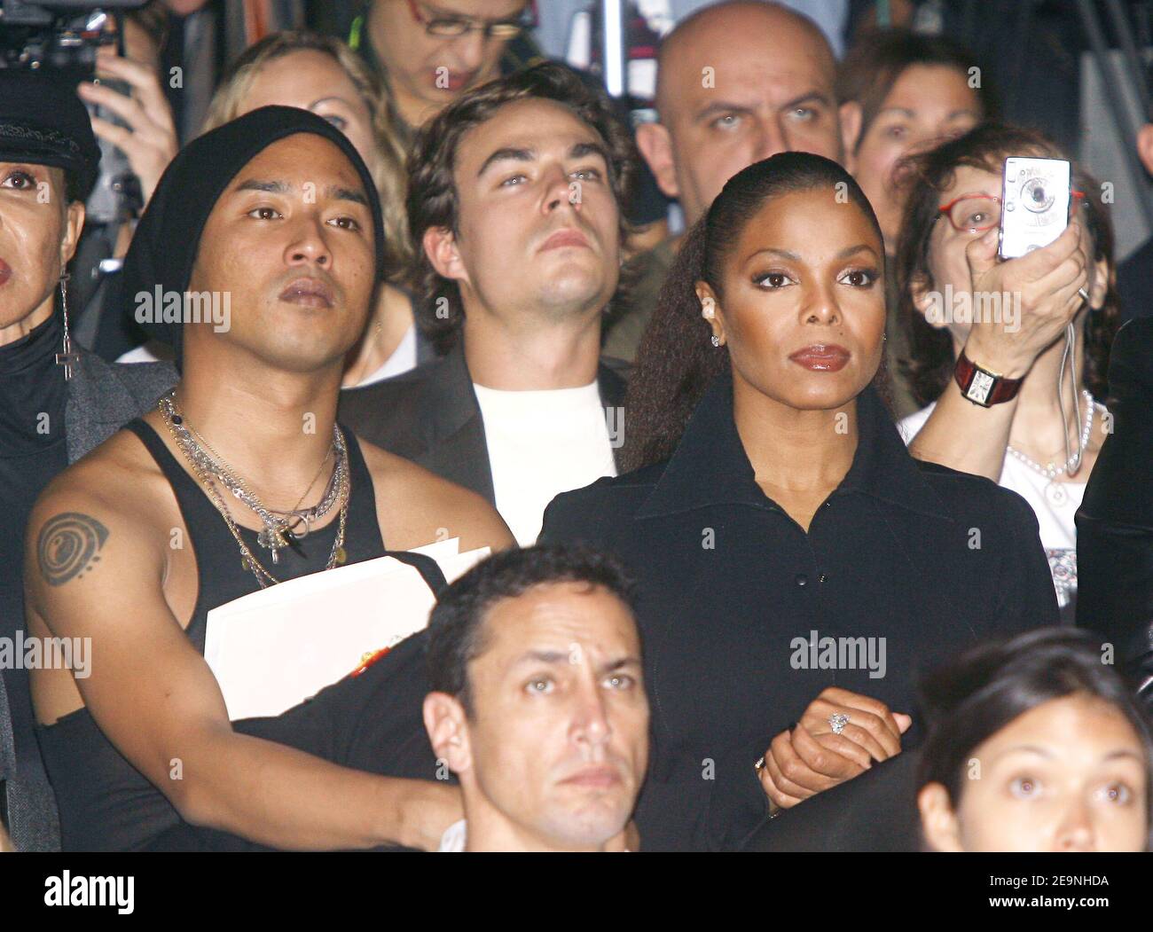 US Singer Janet Jackson leaves the presentation of Louis Vuitton  Spring-Summer 2007 Ready-to-Wear collection held at Petit Palais in Paris,  France on October 8, 2006. Photo by Gaetan Mabire/ABACAPRESS.COM Stock  Photo 