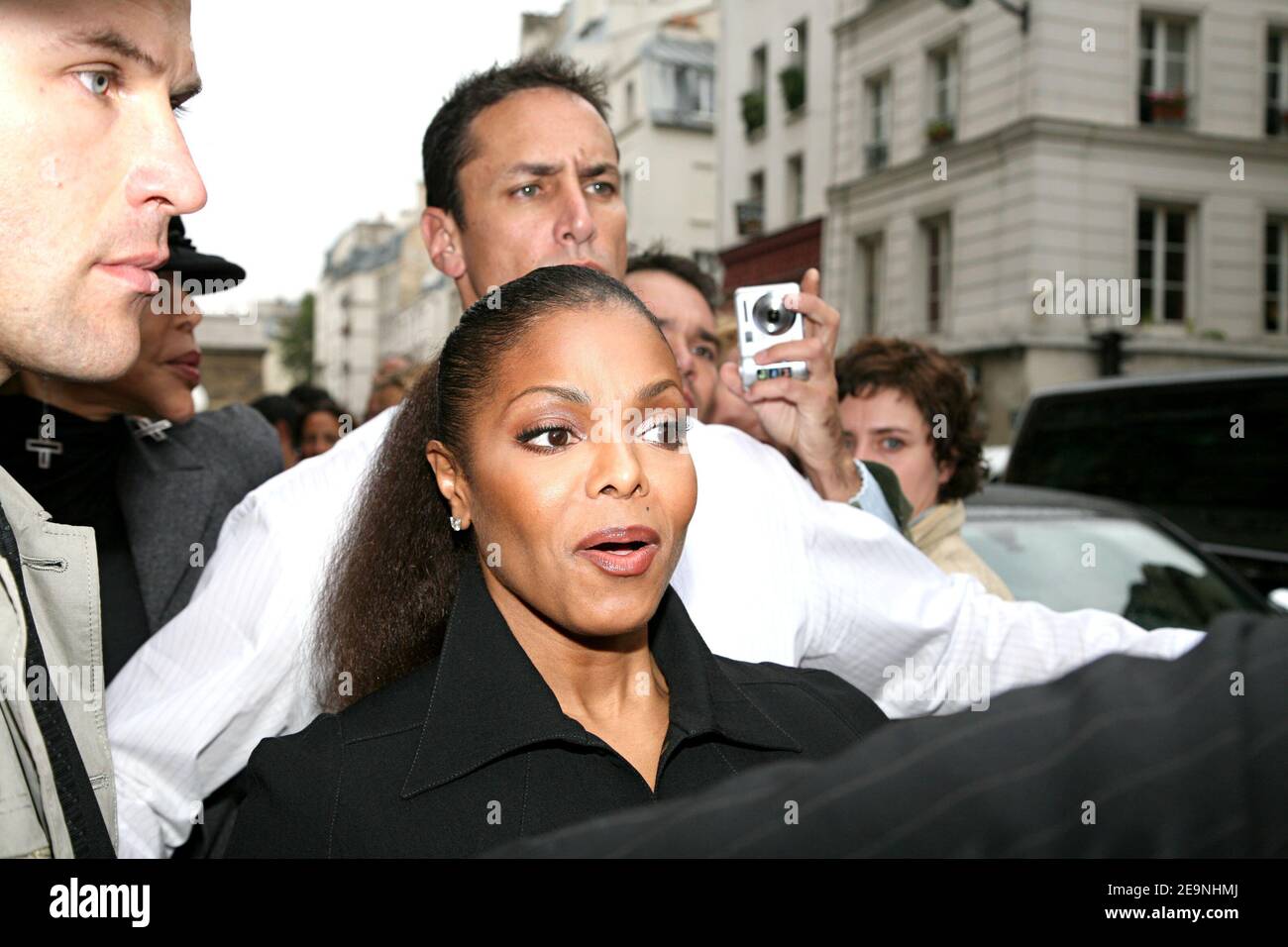 US Singer Janet Jackson leaves the presentation of Louis Vuitton  Spring-Summer 2007 Ready-to-Wear collection held at Petit Palais in Paris,  France on October 8, 2006. Photo by Gaetan Mabire/ABACAPRESS.COM Stock  Photo 