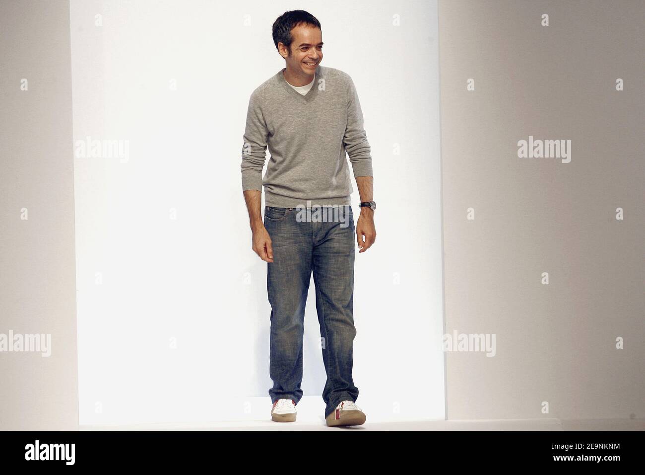 Ignacio Born Designer Brazilian-born Ignacio Ribeiro appears on the catwalk after ...