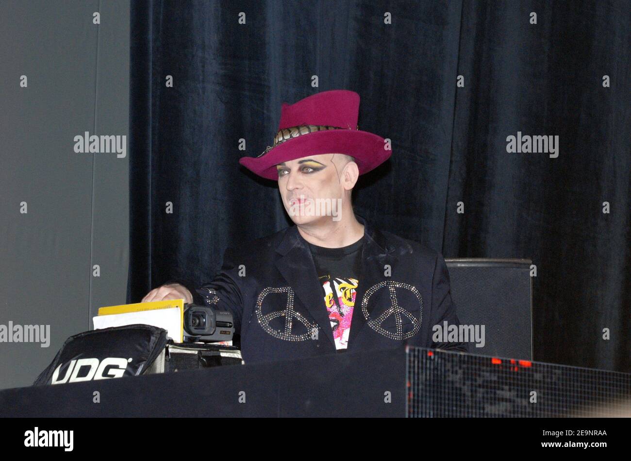 British DJ Boy attends the JeanPaul Gaultier's 30th anniversary