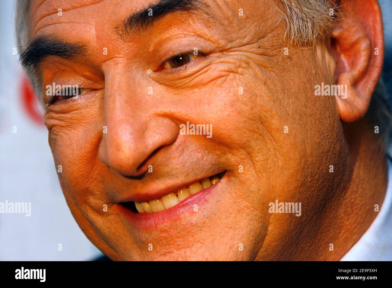 Dominique Strauss-Kahn, candidate for the Socialist Party nomination to the presidential election, holds a rally in Merignac, France on October 30, 2006. Photo by Patrick Bernard/ABACAPRESS.COM Stock Photo