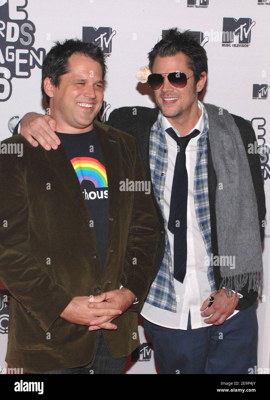 US actor Johnny Knoxville arrives to the 2006 MTV Europe Awards held at