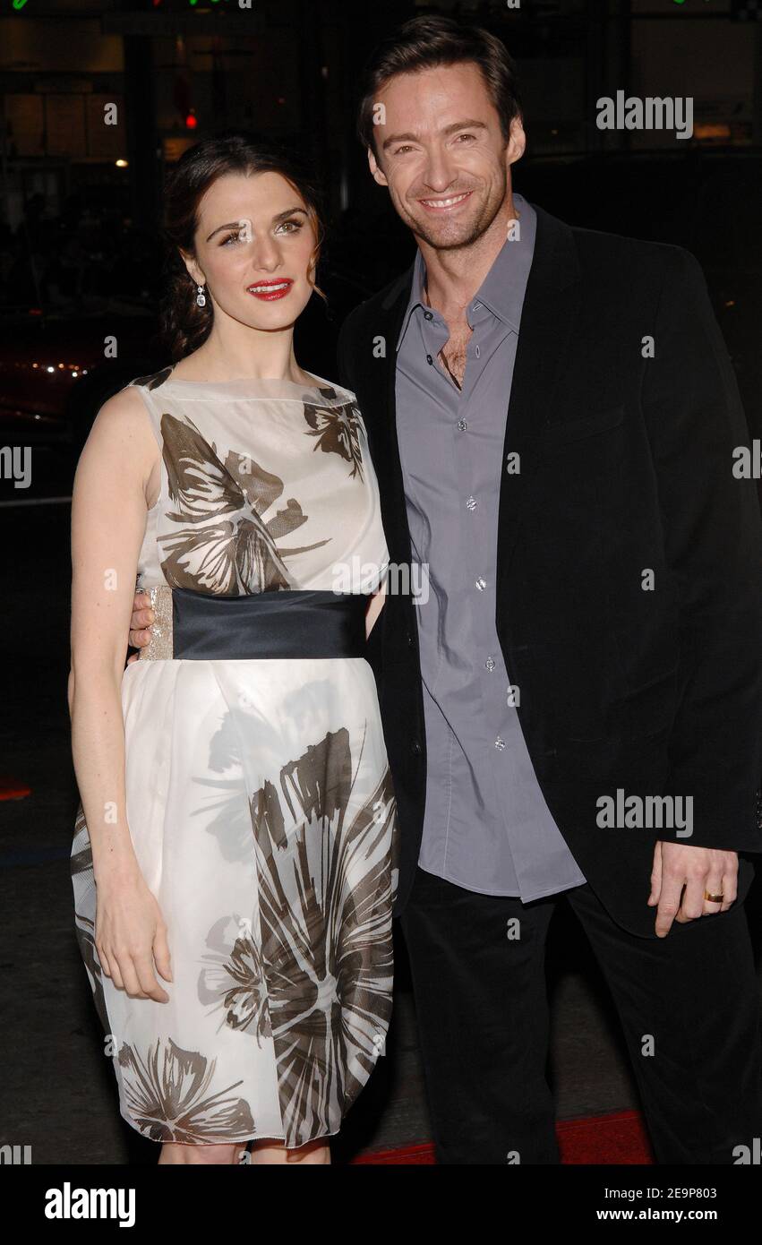 Hugh Jackman and Rachel Weisz attend the premiere of Warner Bros 'The Fountain' part of the AFI Fest 2006 in Los Angeles, CA, USA, on November 11, 2006. Photo by Lionel Hahn/ABACAPRESS.COM Stock Photo