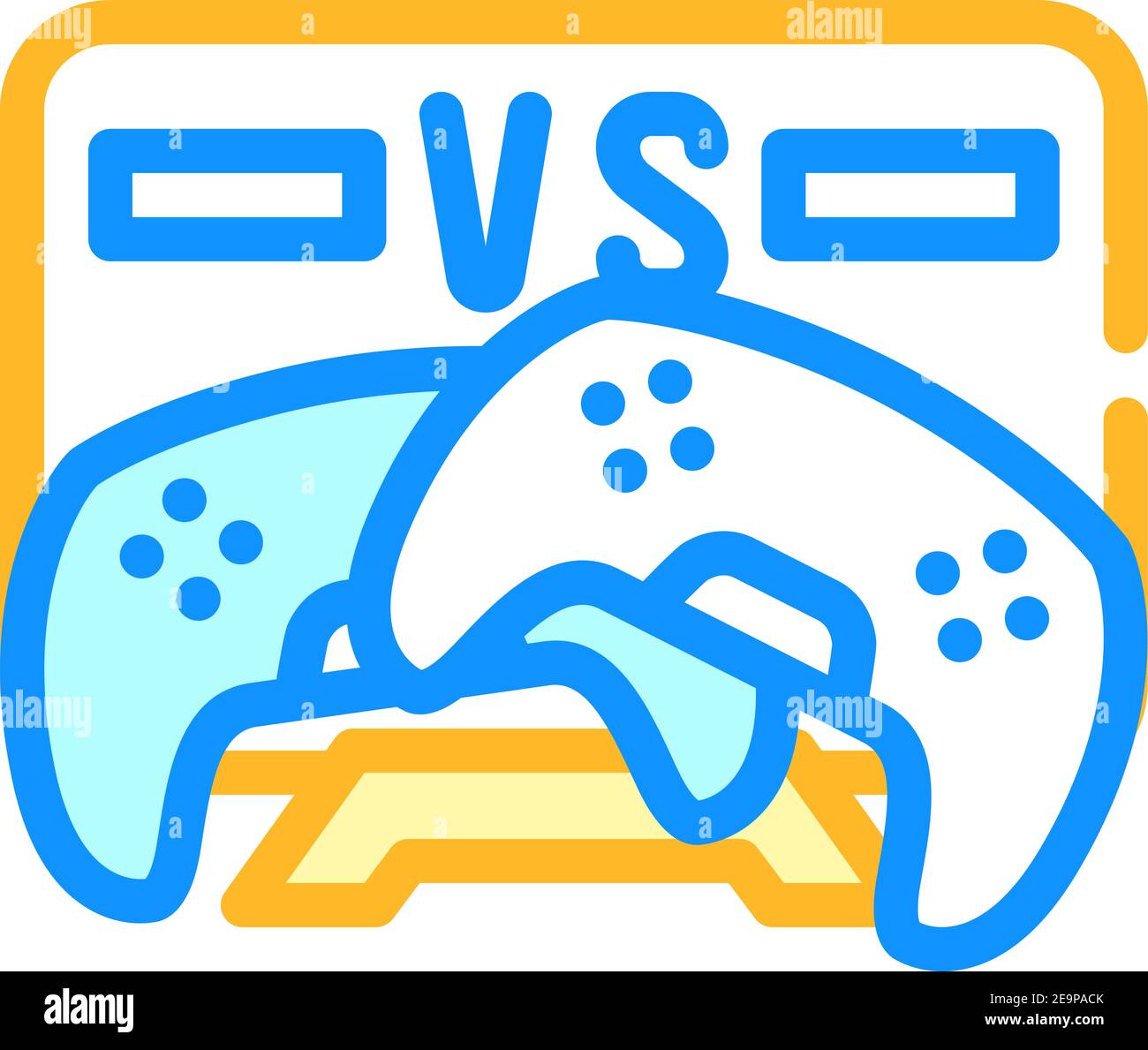 Video games color icon Royalty Free Vector Image