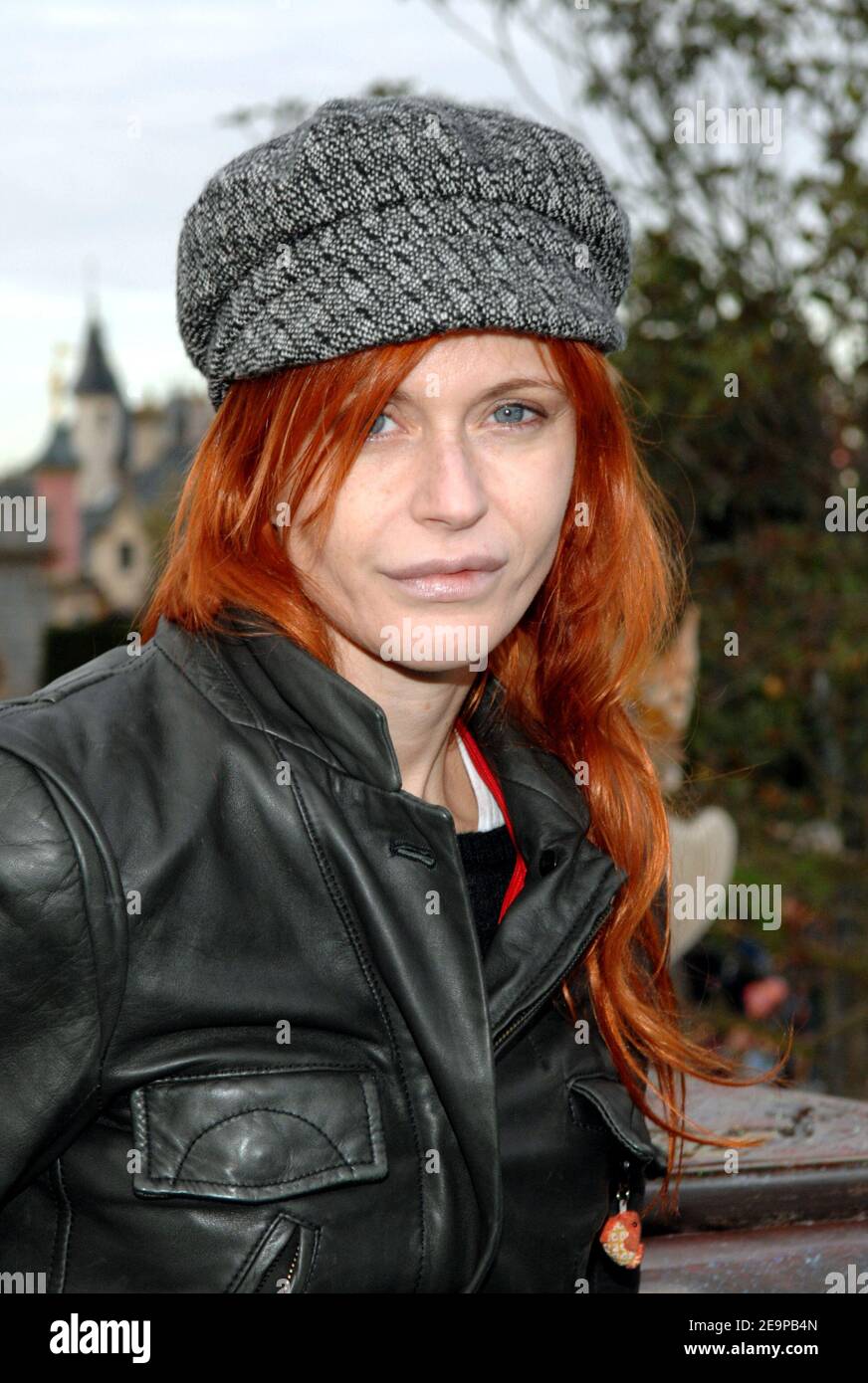 Belgian singer Axelle Red poses during the Christmas Season opening day ...