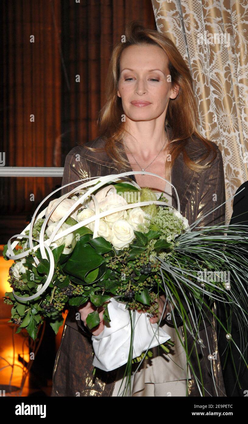 Estelle Lefebure presents UNICEF's 'Gala For Life' 2007 calendar during