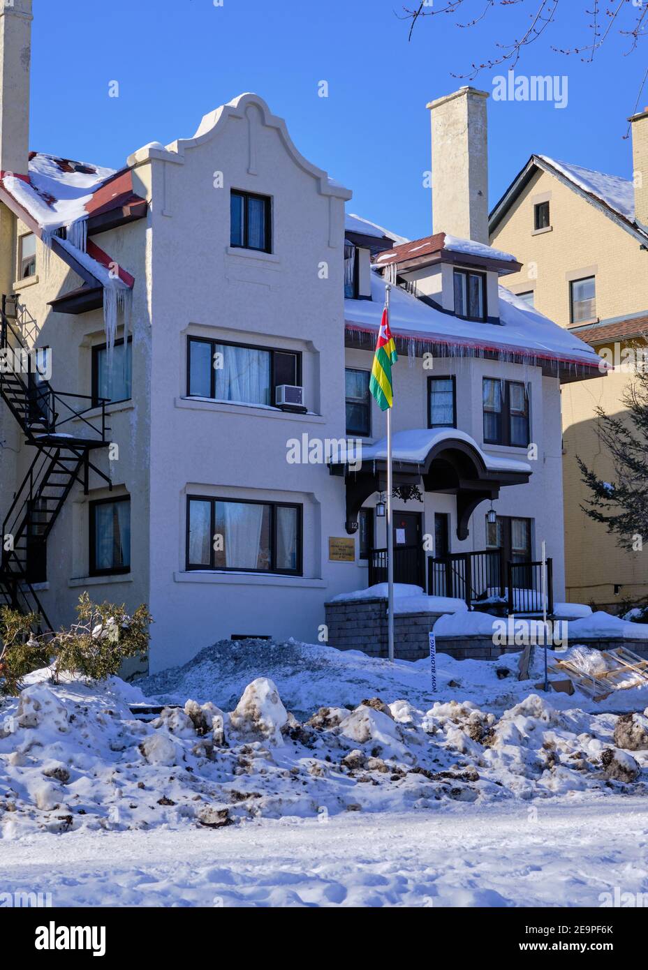 The building of the Embassy of Togo , in Ottawa, Canada Stock Photo - Alamy