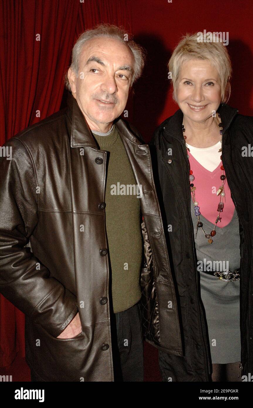Daniele Gilbert and husband Patrick Scemama attend the premiere benefit ...