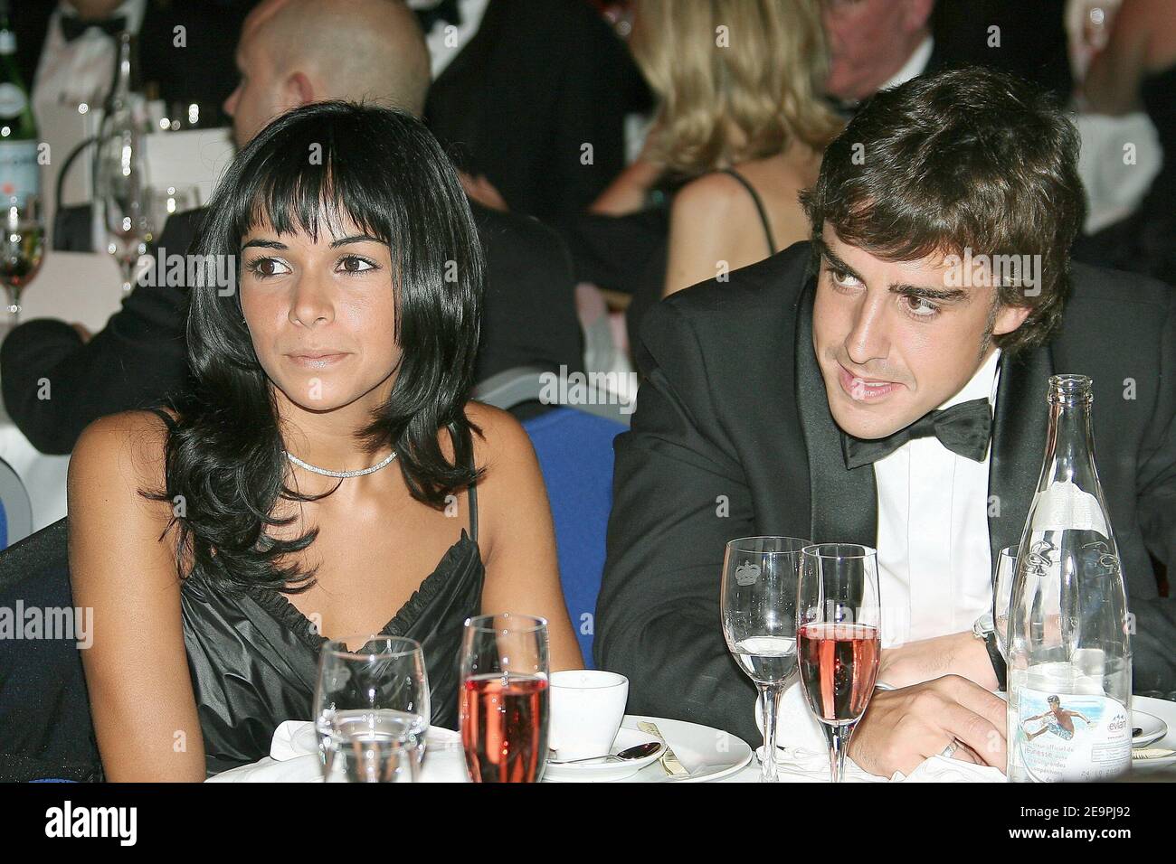 Spain's Formula One world champion Fernando Alonso and his girlfriend