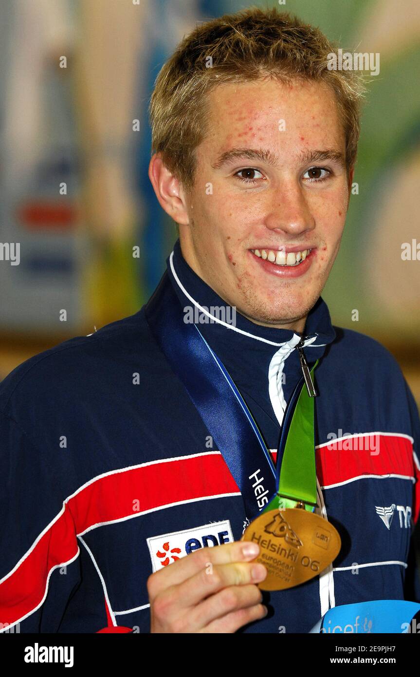 France's Sebastien Rouault wins the bronze medal on men's 1500 meters ...