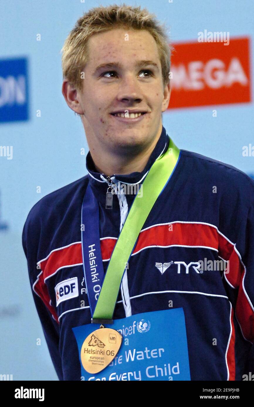 France's Sebastien Rouault wins the bronze medal on men's 1500 meters ...
