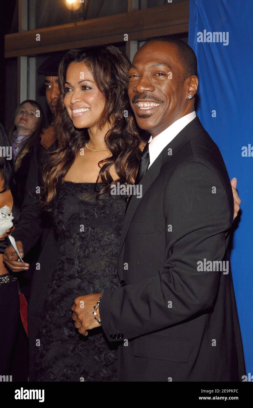Eddie Murphy and Tracey Edmonds attend the L.A. Premiere of Paramount