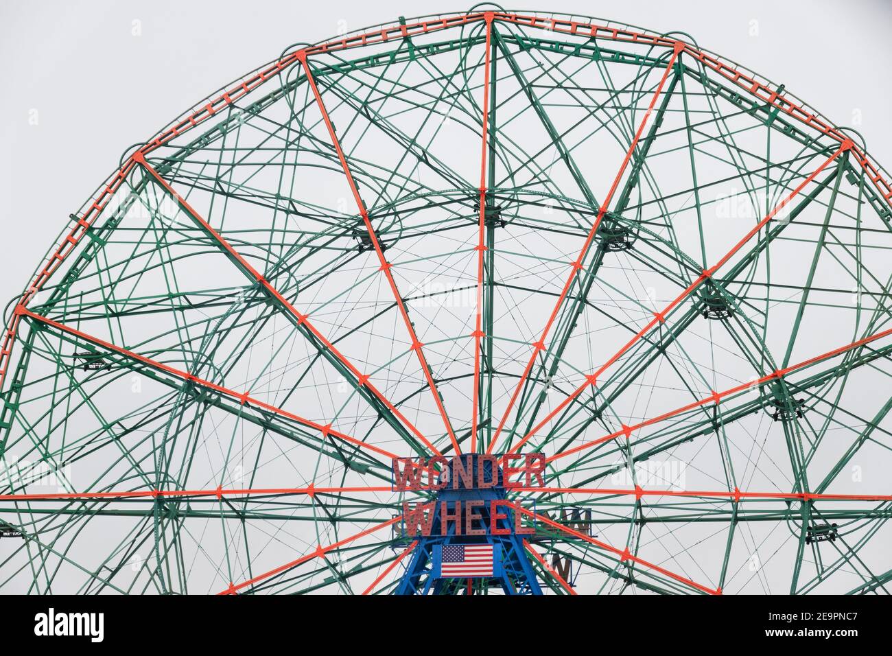 amusement park rides at Coney Island Brooklyn NYC Stock Photo Alamy