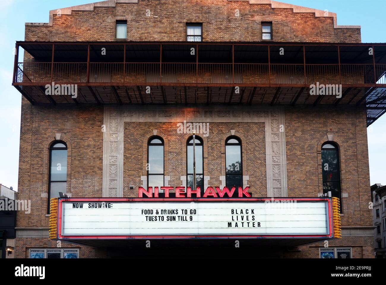 Nitehawk movie theater in Windsor Terrace Brooklyn NYC Stock Photo