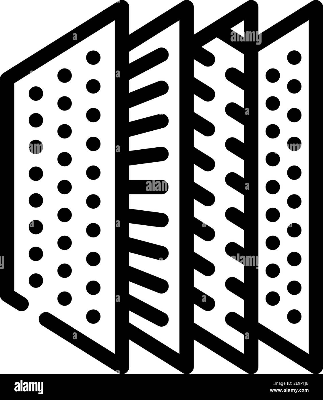 structure filter line icon vector illustration flat Stock Vector Image ...