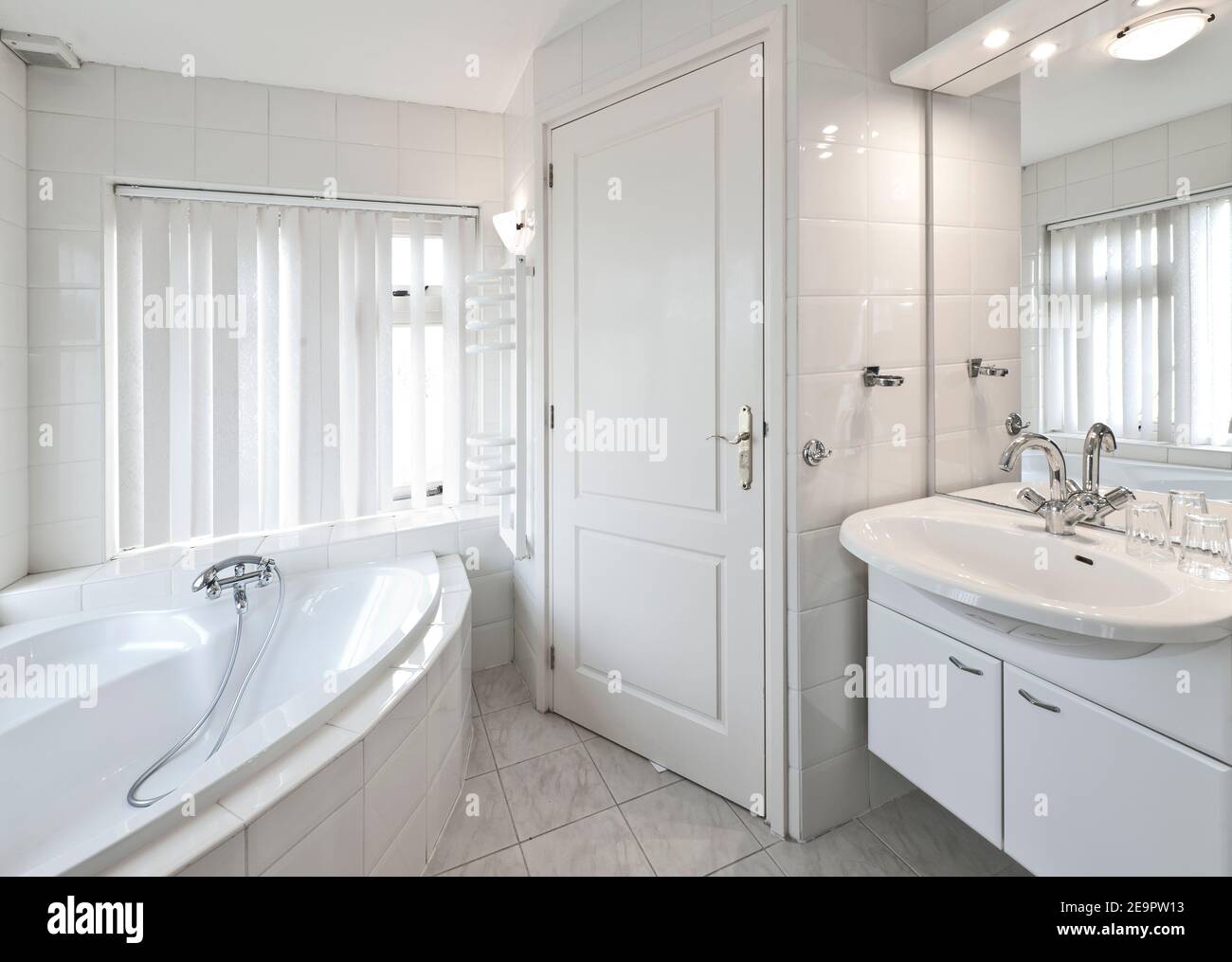 modern bathroom at hotel in the Netherlands Stock Photo Alamy