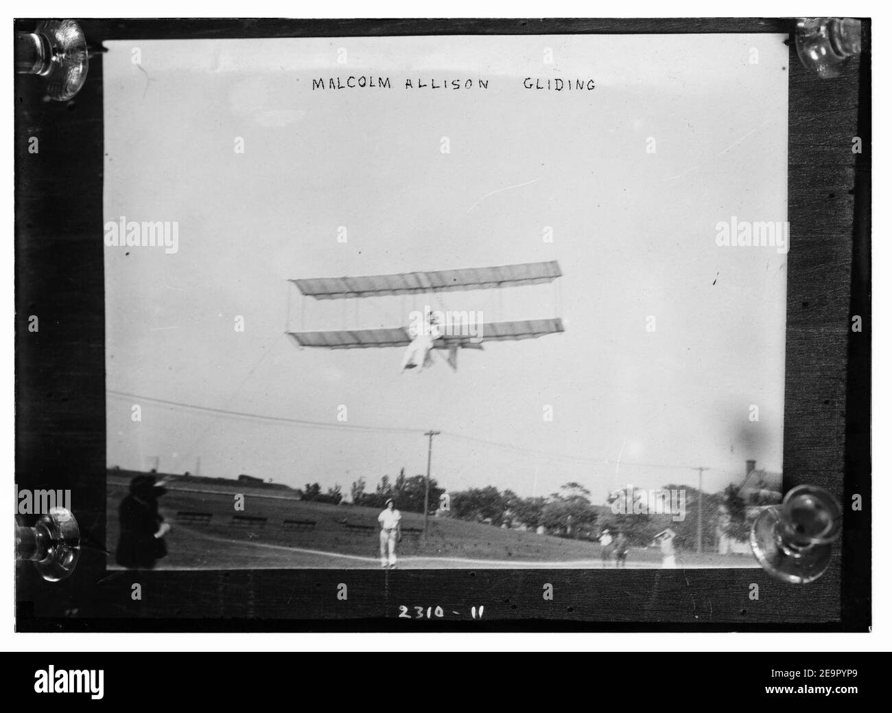 Malcolm Allison - Gliding Stock Photo