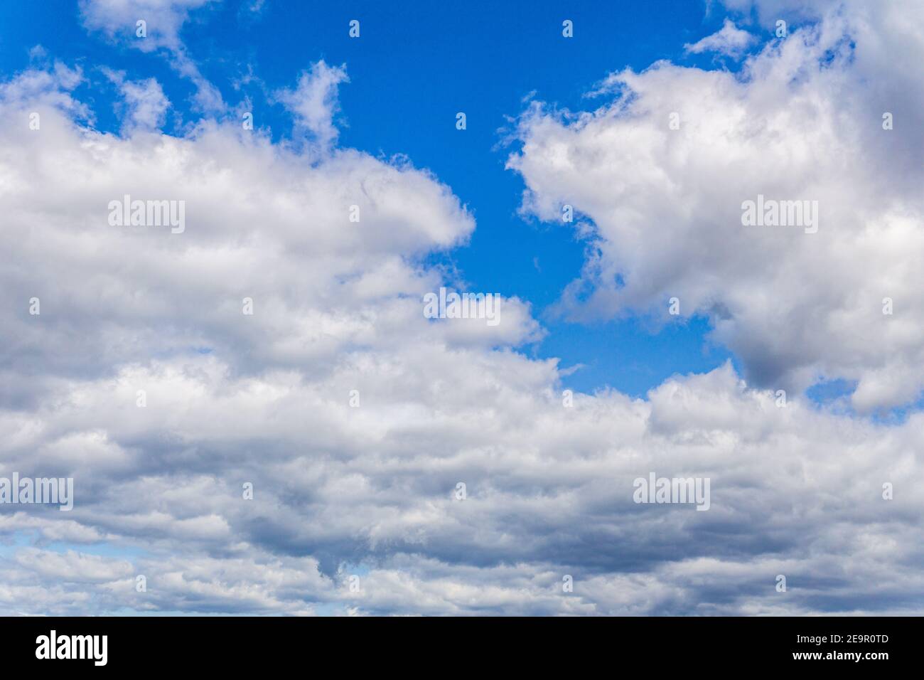 Blue sky with white clouds abstract background or texture Stock Photo ...