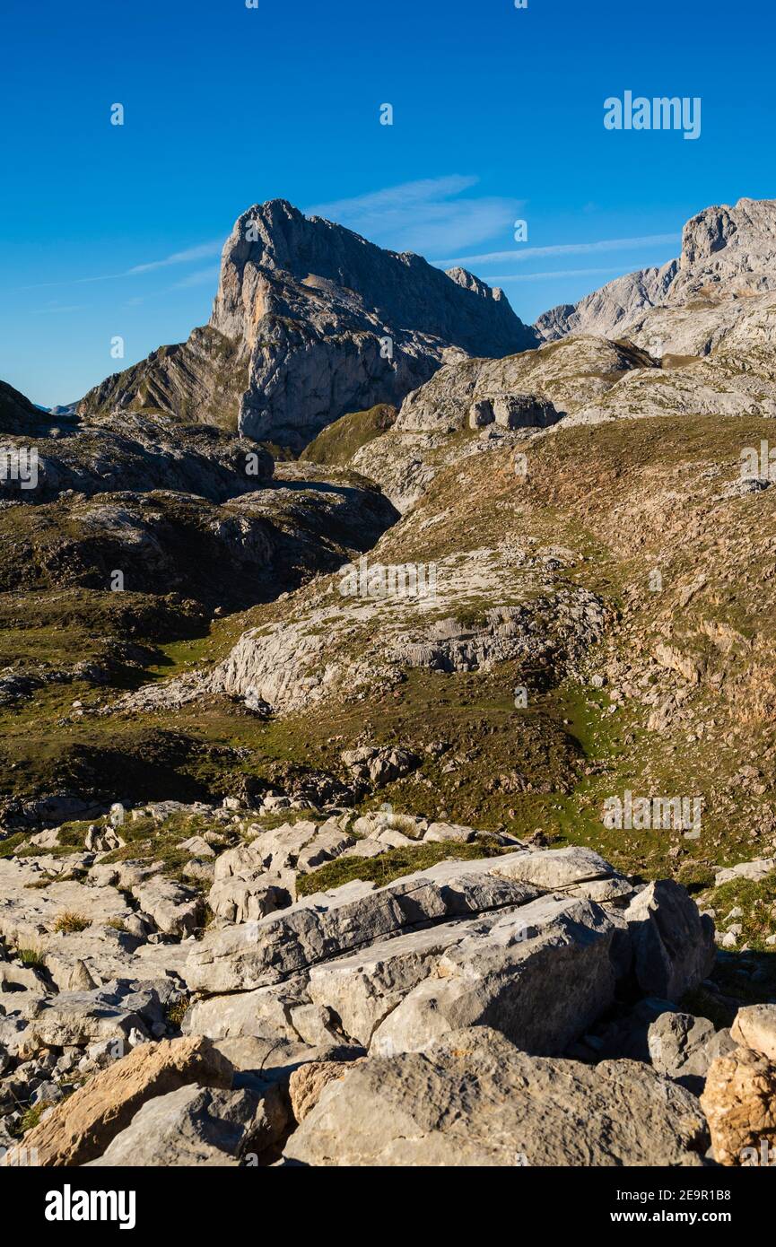 Picos de Europa National Park, Cantabria, Spain. Stock Photo