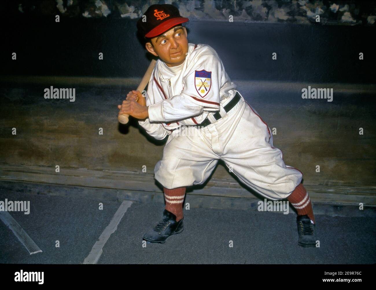 Wax figure of Eddie Gaedel at the American Baseball Wax Museum in