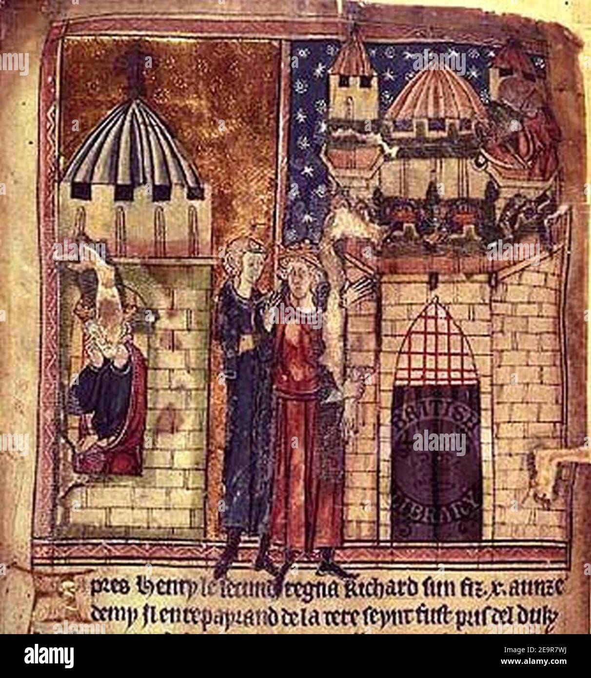 Mort de Richard coeur de lion Stock Photo Alamy