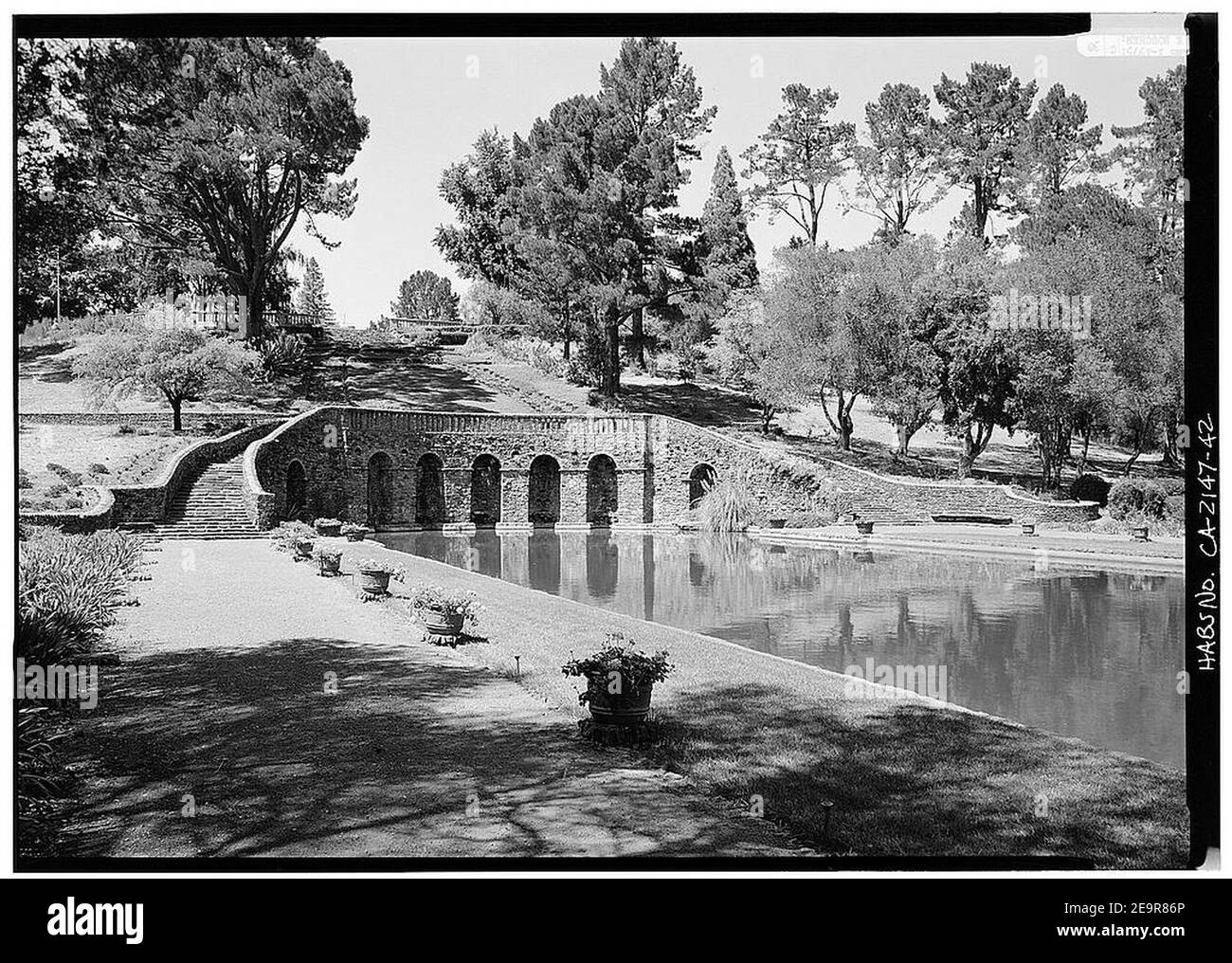 Mortimer Fleishhacker House Roman Pool Stock Photo Alamy