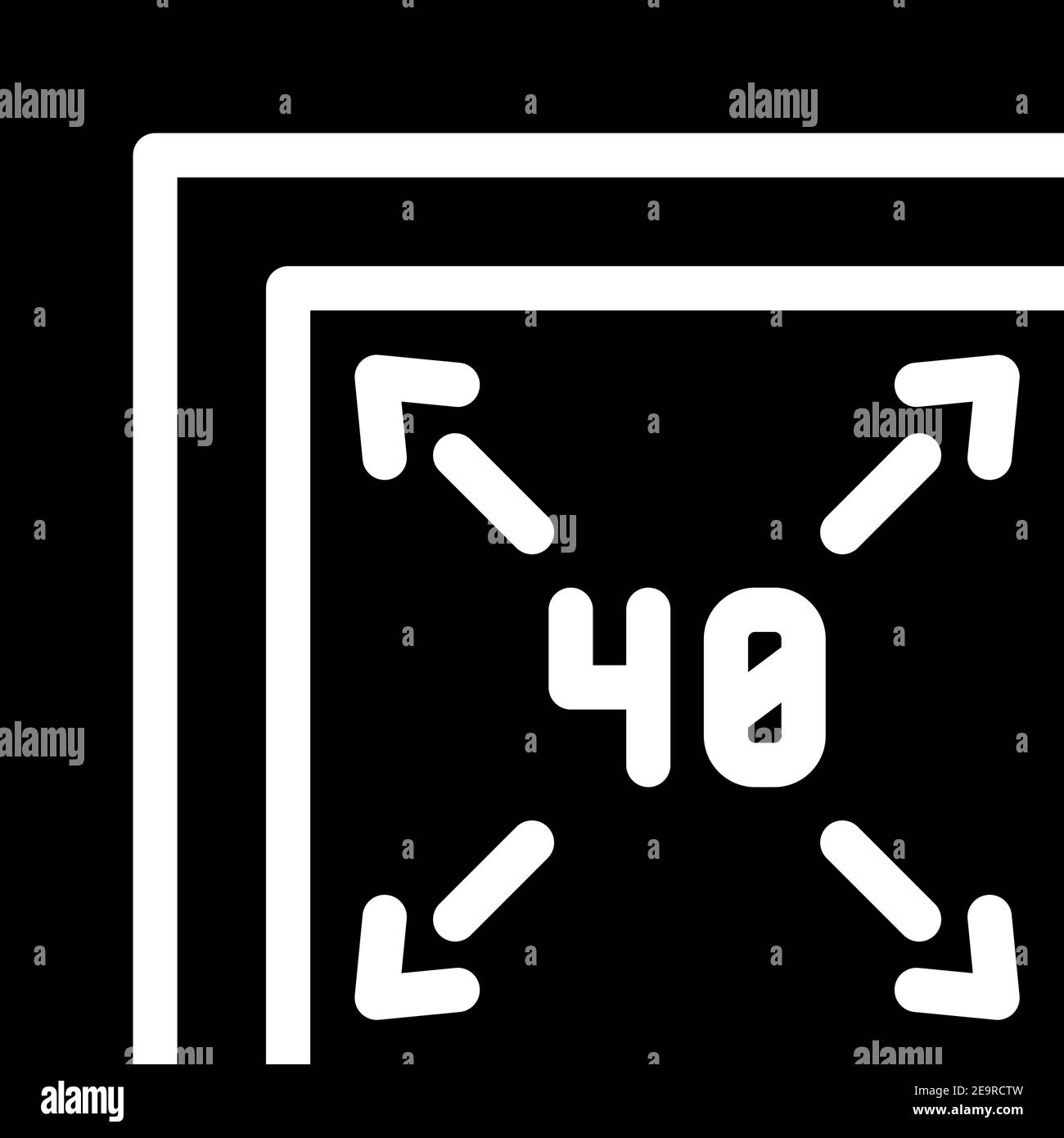 different sizes of napkins glyph icon vector illustration Stock Vector Image & Art Alamy