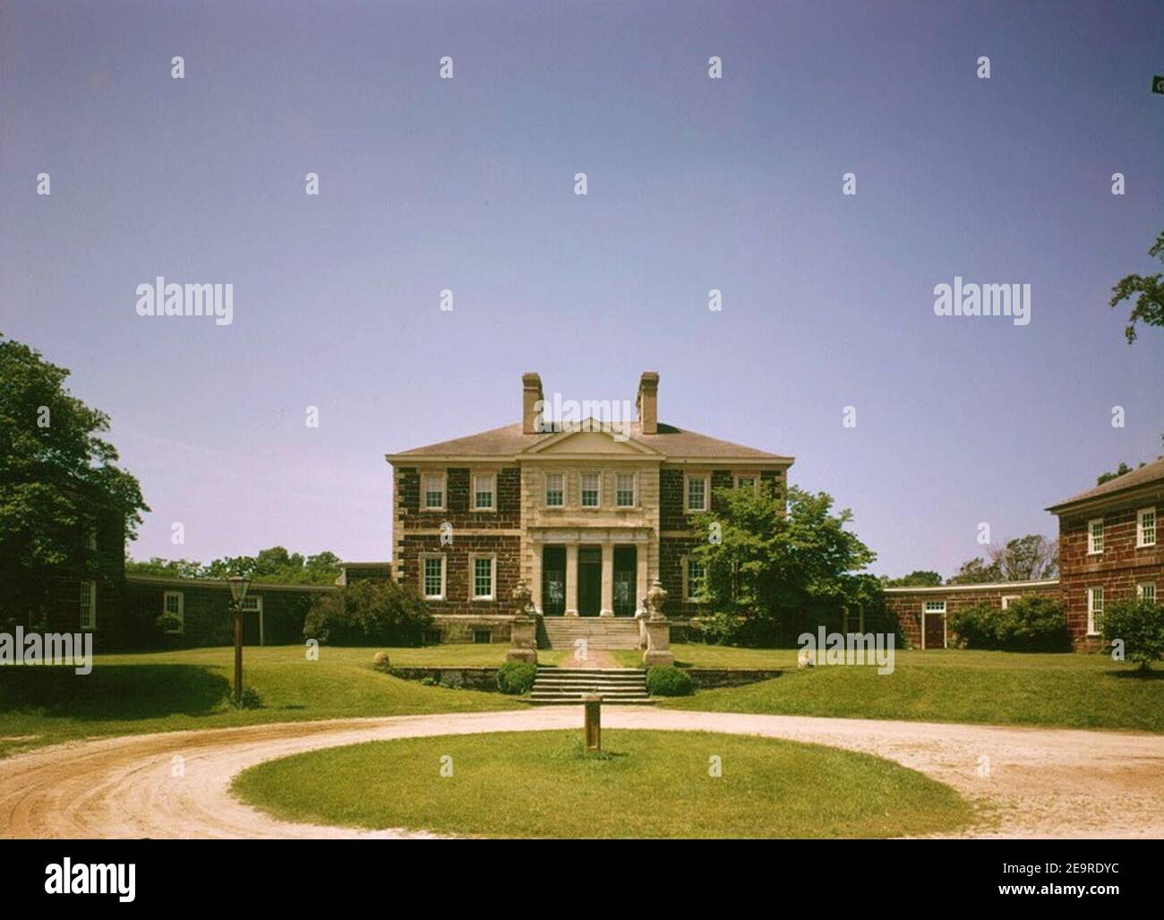 Mount Airy HABS Color Stock Photo Alamy