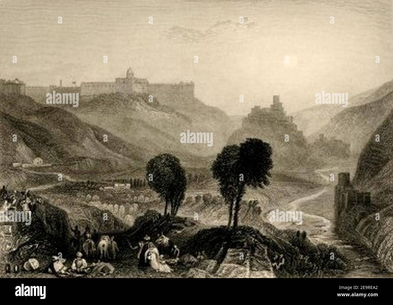 Mount Moriah Biblical Keepsake Stock Photo Alamy