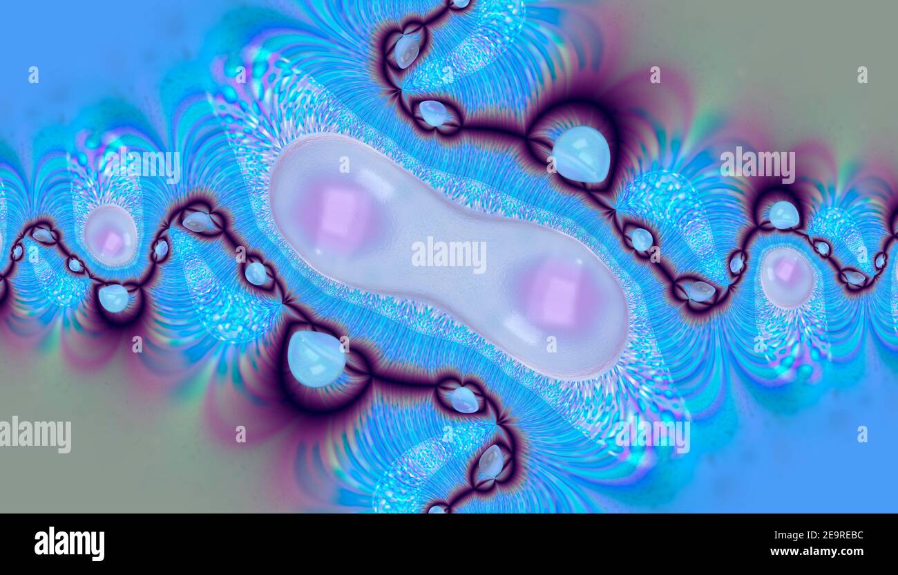 Abstract blue background with transparent spheres. 3d image Stock Photo ...