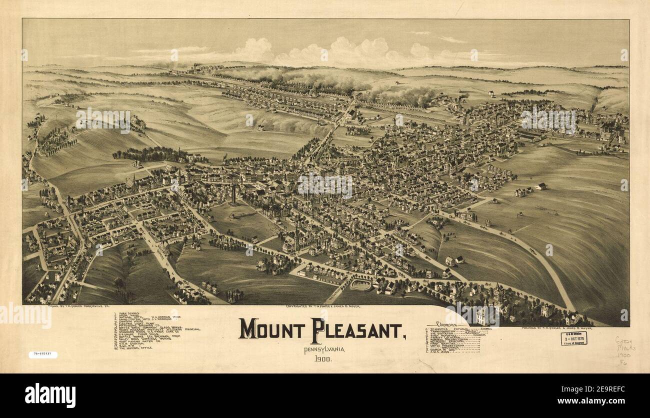 Mount Pleasant, Pennsylvania Stock Photo Alamy