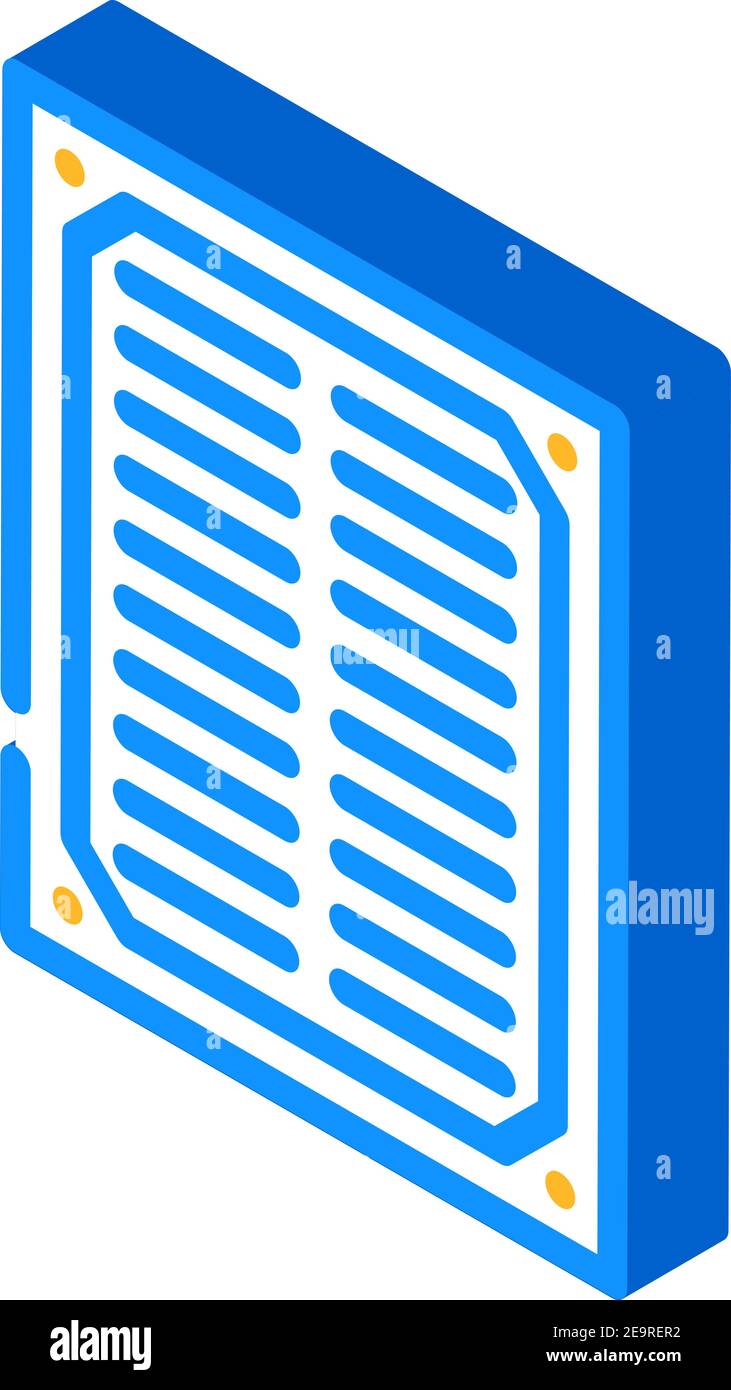 filter air cleaner part isometric icon vector illustration Stock Vector ...